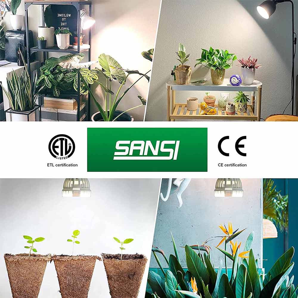 9W Sansi LED Grow Light (E27)